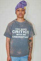 Grey Critics Rhinestone Tee