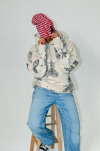 Red BS Rhinestone Beanie