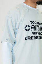 Off-White Critics Rhinestone Tee
