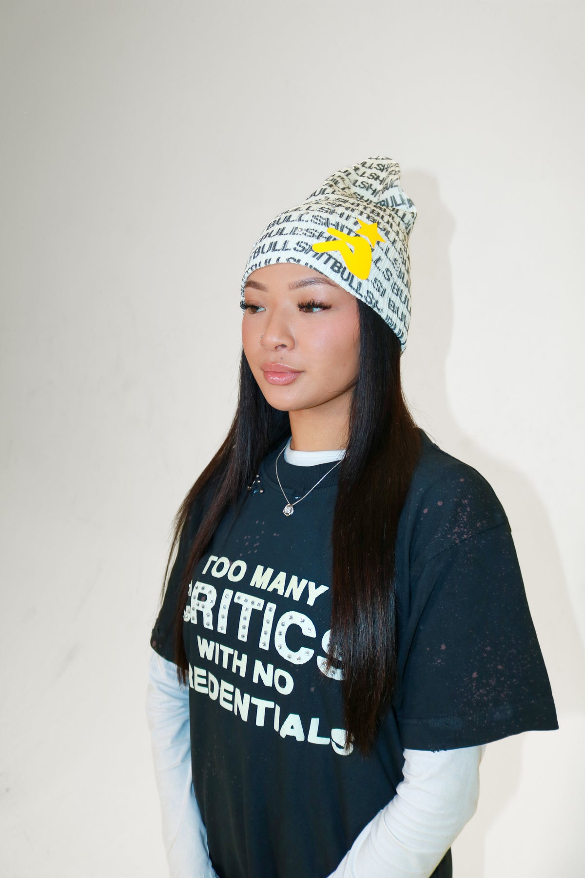 Black Critics Rhinestone Tee