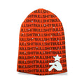Orange BS Rhinestone Beanie