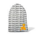 White BS Rhinestone Beanie