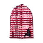 Red BS Rhinestone Beanie