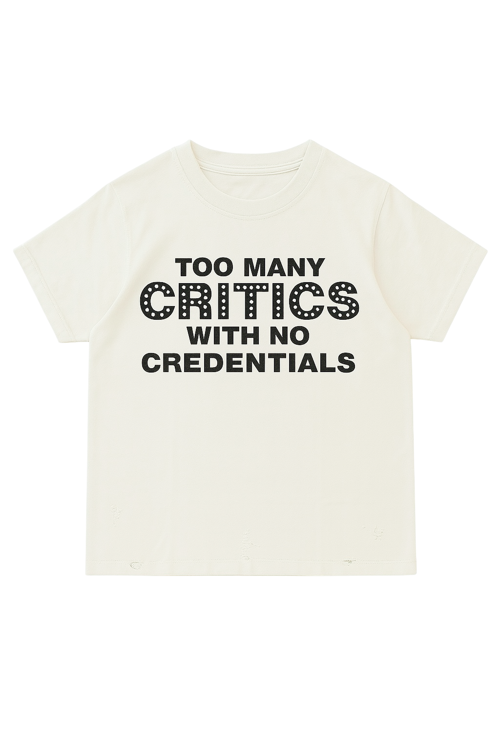 Off-White Critics Rhinestone Tee